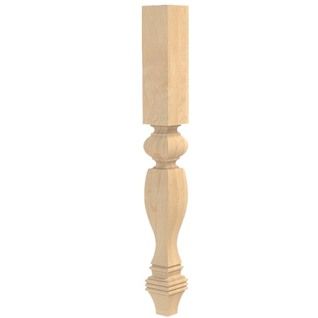 Designs Of Distinction Square Country French Column - Hard Maple 01060260HM1